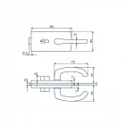 Serrure de milieu Lagune 4300 de stremler Assa Abloy