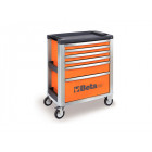 Servante 6 tiroirs aluminium orange C39O/6 BETA 039000031