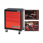 Servante dakar 5 tiroirs équipée de 184 outils