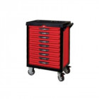 Servante pearlline rouge 9 tiroirs équipée de 158 outils