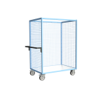 Servante grillagée 3 côtés plateau bois 1200 x 800 mm 500 kg - 880725232