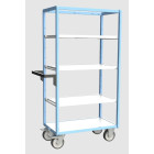 Servante multi-niveaux avec 3 étagères plateau bois 850 x 500 mm 500 kg - 880725214