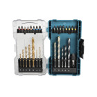 Set d'embouts et forets cylindriques makita e-07054 29 pièces