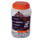 Cheville à frapper en nylon HIT MP - Ø 6 x 30 / 5 mm - Seau de 1000 + 5 forets - SPIT - 060134 Cheville à frapper en nylon HIT MP - Ø 6 x 30 / 5 mm - Seau de 1000 + 5 forets - SPIT - 060134