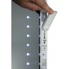 Miroir de rasage lumineux led, capteur k36s et antibuée, prise rasoir, diamond