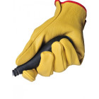 Singer - 007888 - gants cuir taille 10 doublure chaude molleton lot de 10