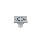 Siphon de sol inox solusec pour tube 50 verticale - dimensions aux choix