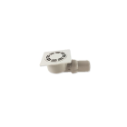 Siphon de sol PVC solusec 120x120 sh grille laiton grillé 