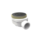 Siphon linodouche sh grille ronde pour étanchéité sol pvc