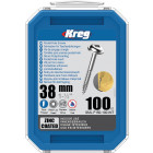 Vis à trous de poche 38 mm Revêtu de Zinc Maxi-Loc, Filetage fin, 100- KREG - SML-F150-100-INT