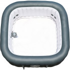 Spa gonflable bestway lay z hawaii carré 6 places bulles hydro jet pro massage air jet panneau numérique