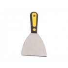 Spatule peintre 76 mm inox avec manche bi-matiere mondelin 221730