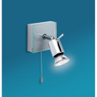 Spot aqua, aluminium et verre