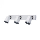 Spot blanc techno 3 ampoules 21 cm
