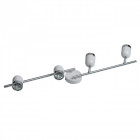 Spot blanc techno 4 ampoules 17 cm