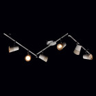 Spot chromé techno 6 ampoules 15 cm