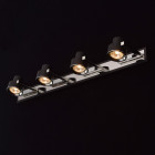 Spot noir techno 4 ampoules 13 cm