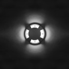 Spot xena, aluminium et polycarbonate, éclairage 360°