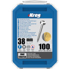 Vis à trous de poche Kreg Revêtu de Zinc Pan-Head, Filetage fin - SPS-F150-100-INT Vis à trous de poche Kreg Revêtu de Zinc Pan-Head, Filetage fin - SPS-F150-100-INT