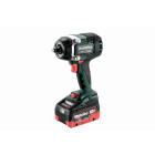 Visseuse à chocs METABO SSW 18 LTX 800 BL - 2 Batteries 5.5 Ah + chargeur - 602403660