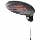 Sunred chauffage mural 2000 w quartz noir wmq2000a