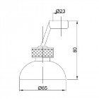 Support mural en métal chromé orientable 360 pour douchette ou pommeau de douche