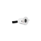 Support plafond bbc rond blanc avec douille automatique ø90 mm  plus  gu10 dimmable 4000k