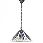Suspension 1 ampoule 40 cm astoria, verre et métal