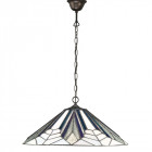 Suspension 1 ampoule 48 cm astoria, verre et métal Suspension 1 ampoule 48 cm astoria, verre et métal