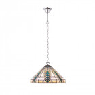 Suspension 1 ampoule lloyd, verre et chrome