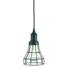 Suspension 1 ampoule tapered cage, noir