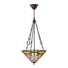 Suspension 3 ampoules ashton, verre et métal Suspension 3 ampoules ashton, verre et métal