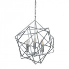 Suspension 3 ampoules cube, chrome