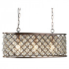 Suspension 3 ampoules marquise, cuivre et cristal