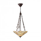 Suspension 3 ampoules pearl, verre et métal