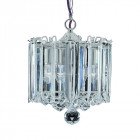 Suspension 3 ampoules sigma, en chrome et acrylique