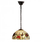 Suspension 30 cm butterfly, verre et métal