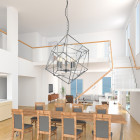 Suspension 5 ampoules cube, chrome