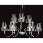 Suspension 9 ampoules jasmine, chrome et verre