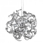 Suspension 9 ampoules sparkle en chrome et verre Suspension 9 ampoules sparkle en chrome et verre