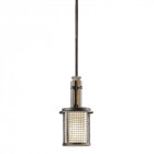 Suspension ahrendale, fer et verre, 1 ampoule