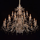 Suspension blanche country 28 ampoules 320 cm