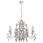 Suspension blanche country 8 ampoules 272 cm