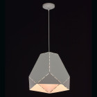 Suspension blanche loft 1 ampoule 170 cm