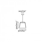 Suspension bois noir stood 1 ampoule