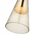 Suspension champagne doré canterbury 1 lumières