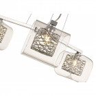 Suspension chrome nottingham 3 lumières