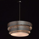Suspension chromée elegance 3 ampoules 110 cm