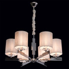 Suspension chromée megapolis 6 ampoules 146 cm Suspension chromée megapolis 6 ampoules 146 cm