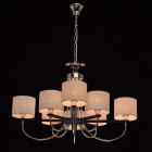 Suspension chromée megapolis 8 ampoules 90 cm Suspension chromée megapolis 8 ampoules 90 cm